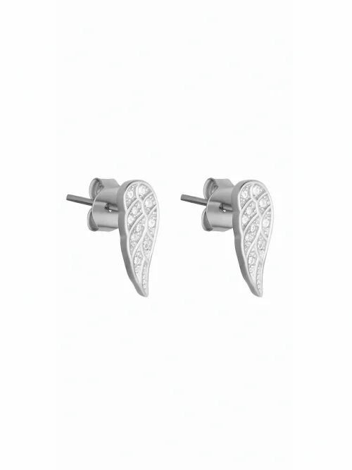 Set Argint 925 Rodiat Wing Colier + Cercei - imagine 4