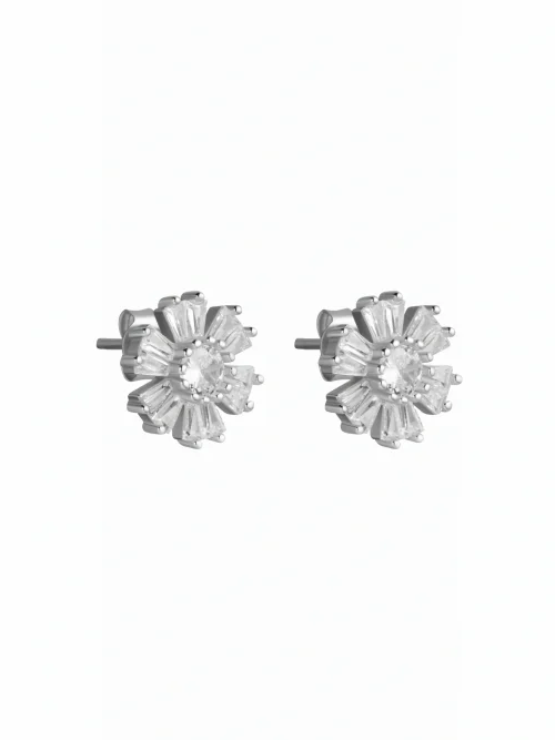 Set Argint 925 Rodiat Iris Colier + Cercei - imagine 4