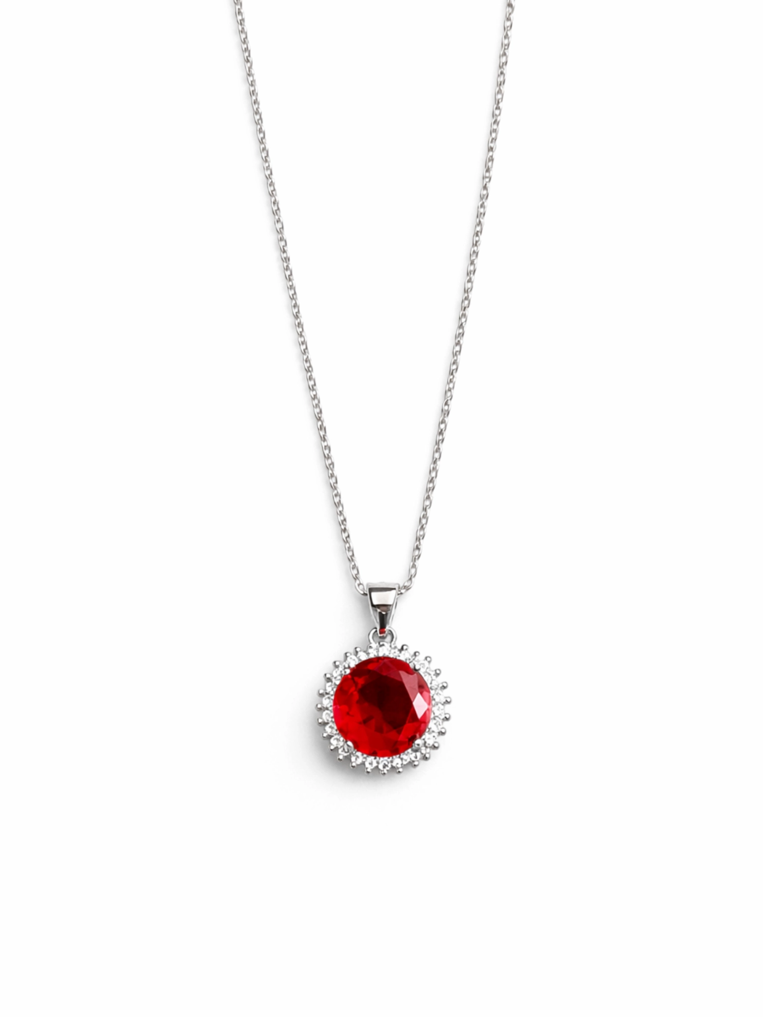 Colier red paloma Colier Argint Red Paloma - imagine 1
